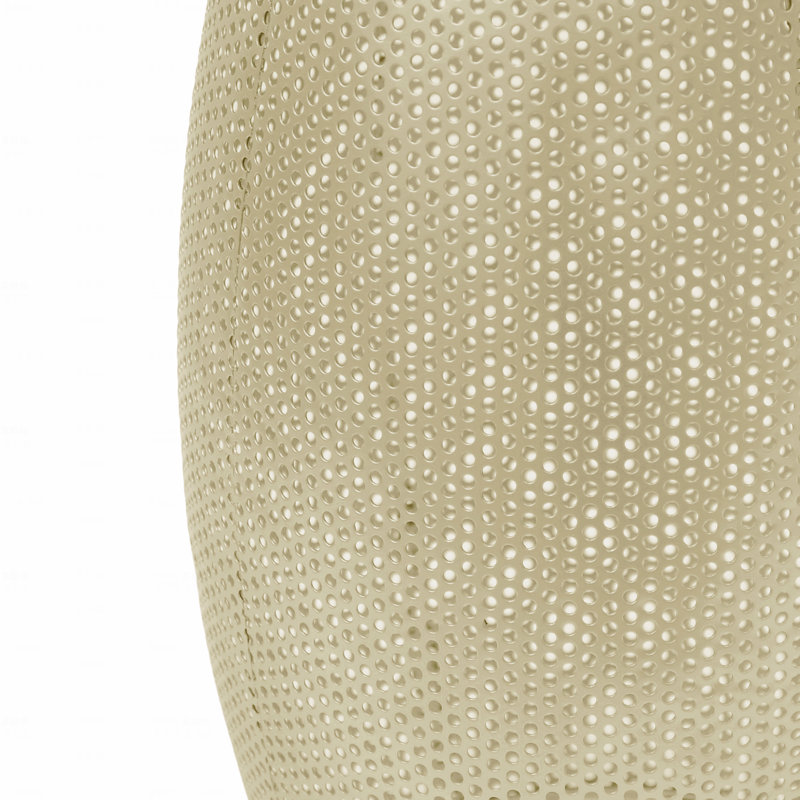 Round Metal Hollow Side Table
