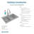 33" L x 22" W Double Basin Undermount Kitchen Sink with Faucet
