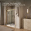 Porte de douche à dérivation 59,63 po x 74 po Levity avec technologie CleanCoat-69281741-69281738