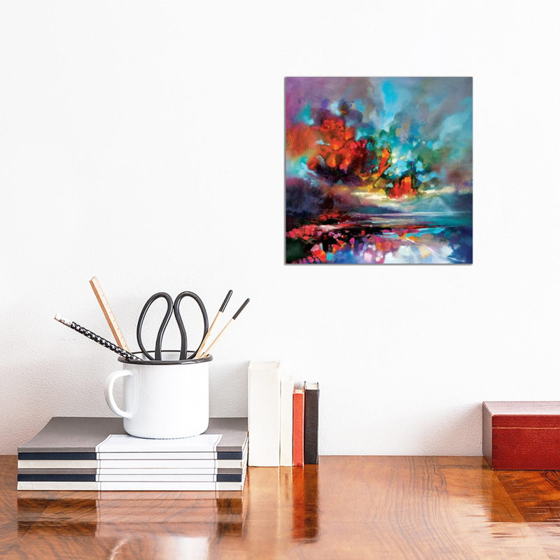 Solidify I by Scott Naismith - Painting on Canvas, 30.48 cm H x 30.48 cm W, Wrapped Canvas