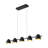 Yarrow 47-in Black Dimmable LED Linear Pendant