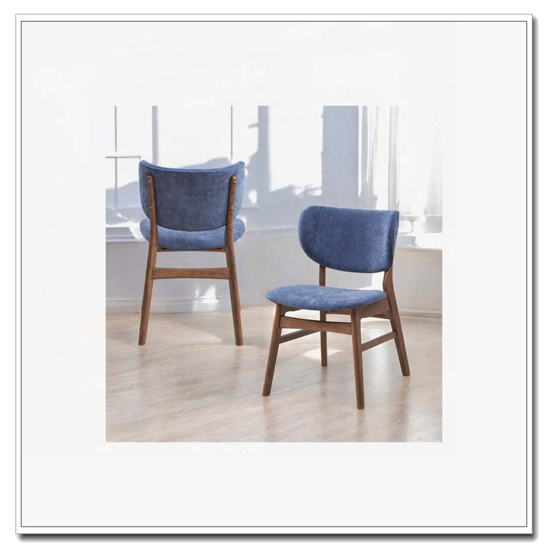 Chaises de salle à manger rembourrées avec cadre en bois