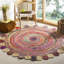 Tapis rouge tissé à la main Herzig-1556508392