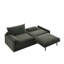 Canapé-lit convertible 4 places - tissu chenille, siège profond, canapé Cloud moderne avec rangement, port USB et coussin 2 en 1, canapé-lit escamotable-1094099901