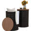 Nesting Storage Ottomans Set of 2 with Lids, Hidden Space