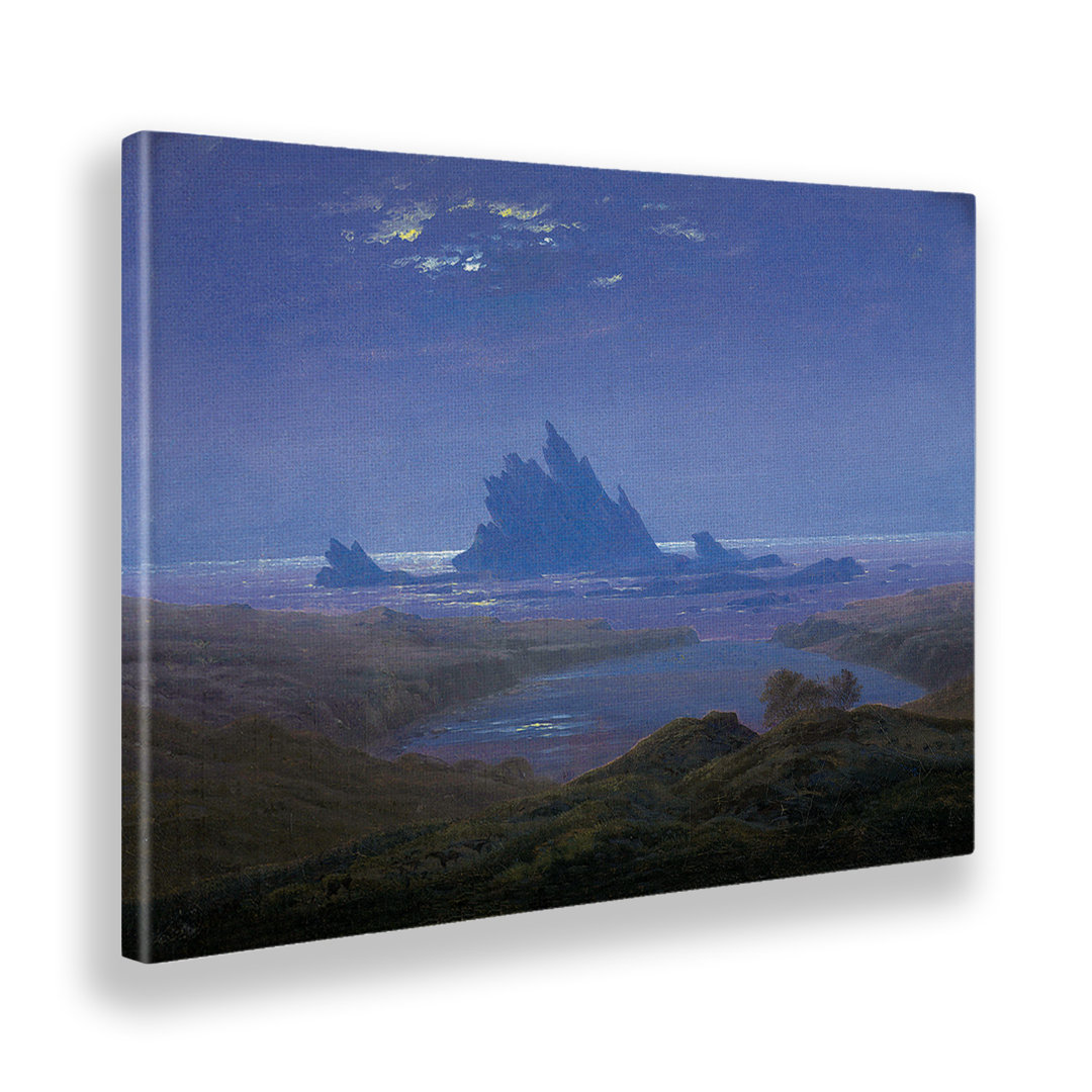 Acrylbild Klippen am Meer von Caspar Friedrich