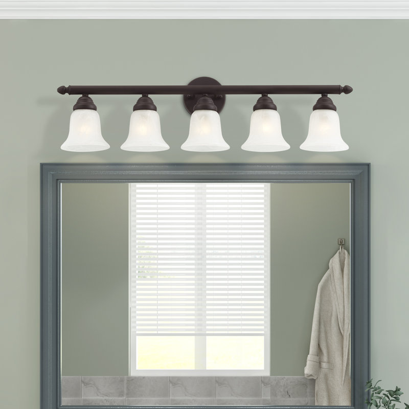 Hardin 5 - Light Dimmable Bath Bar, Bronze