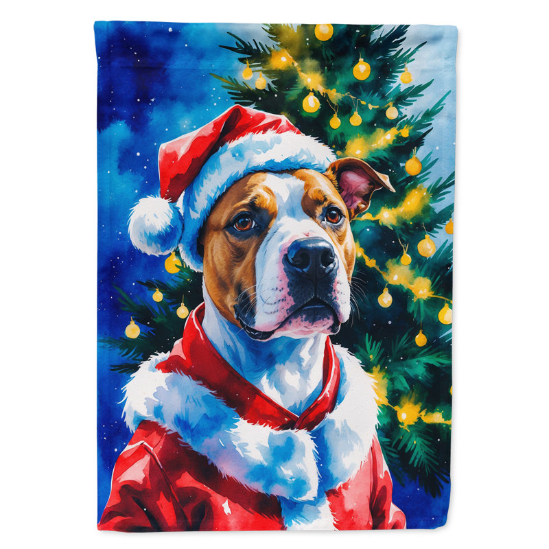 Drapeau de jardin Doberman Pinscher, Pitbull-terrier