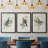 " Spring Song Blue Bird " 3 - Pieces Painting Print-400268476-400268479