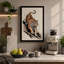Stalking Tiger Japandi - Wrapped Canvas-111143808-111143814