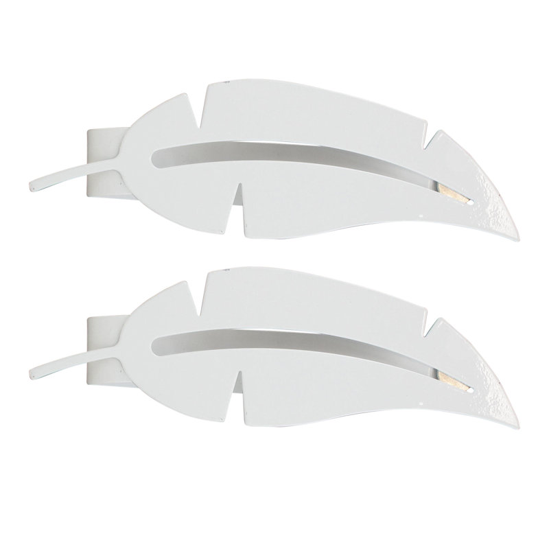 Embrasses de rideaux Plume, Blanc