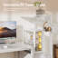 Steel Computer Desk with Built-In Electrical Outlet-1839369256-1839369257