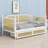 Elegant Traditional Rattan Daybed with 2 Drawers-1601485651