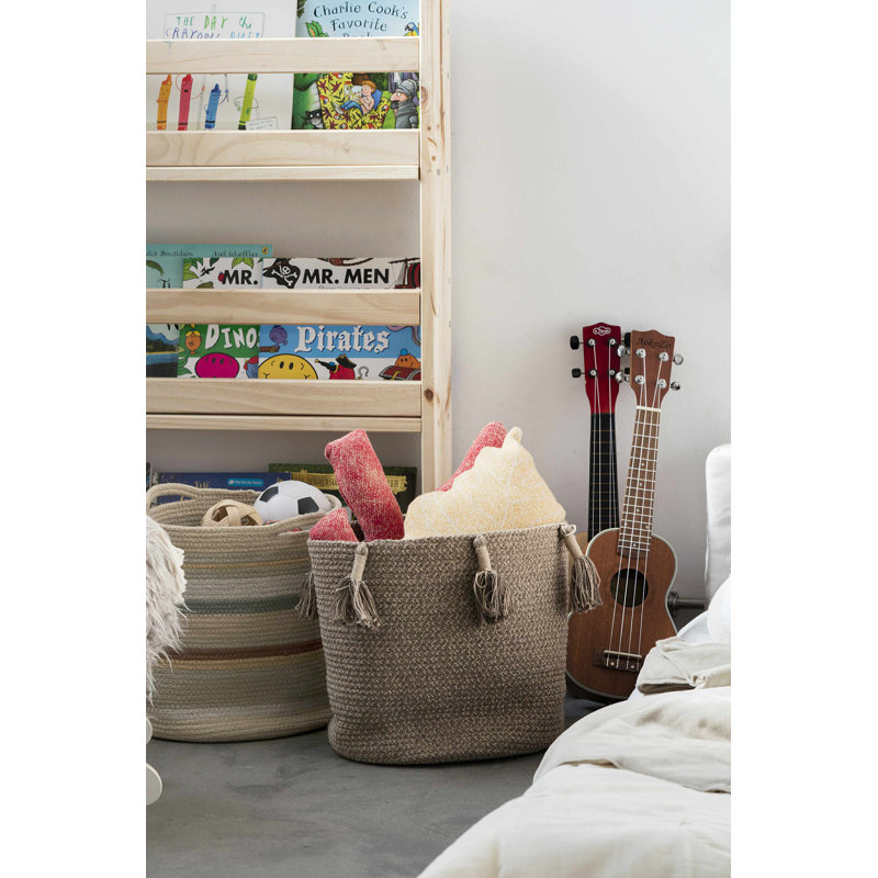 Reversible Fabric Decorative Basket