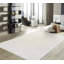 Tapis beige uni en laine / coton de couleur unie fait à la main 5 pi x 8 pi