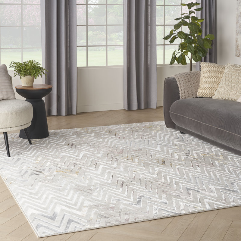 Cadmoin Chevron Area Rug, Rectangle 239 x 300cm