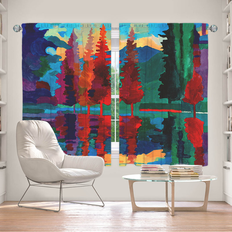Delisma Room Darkening Curtains / Drapes Pair, 40" W x 61" L