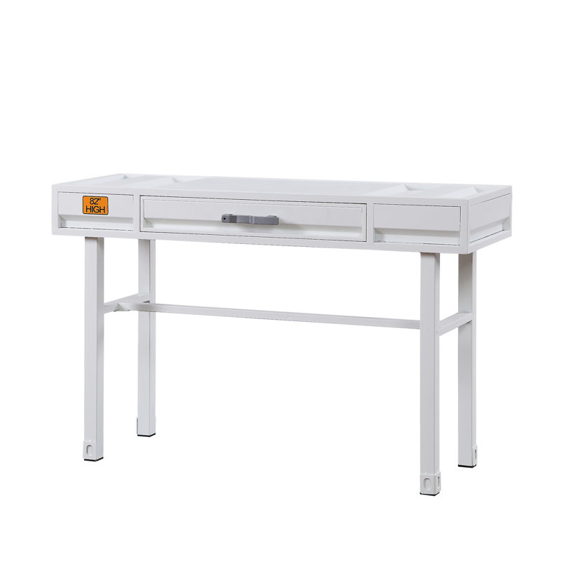 Bureau de coiffeuse Cargo, Blanc