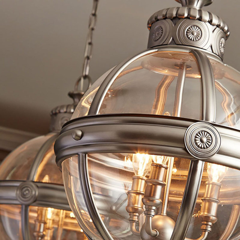 Dowty 3 - Light Sphere Pendant, Antique Nickel