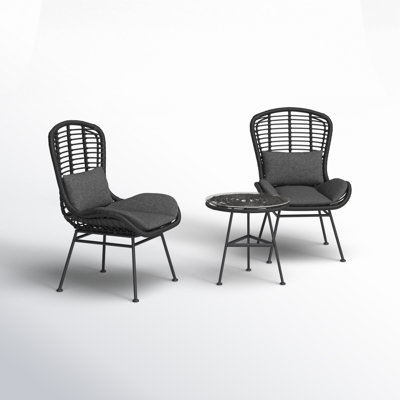 Ensemble de conversation avec coussins 3 pièces Frazer