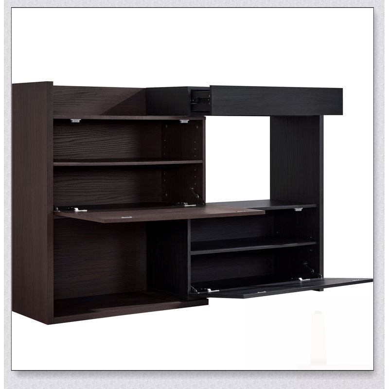 Armoire de rangement réglable et multifonctionnelle avec tiroir, idéale pour les petits espaces et une décoration polyvalente