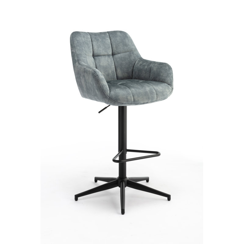 Jade Bar Stool, Blue