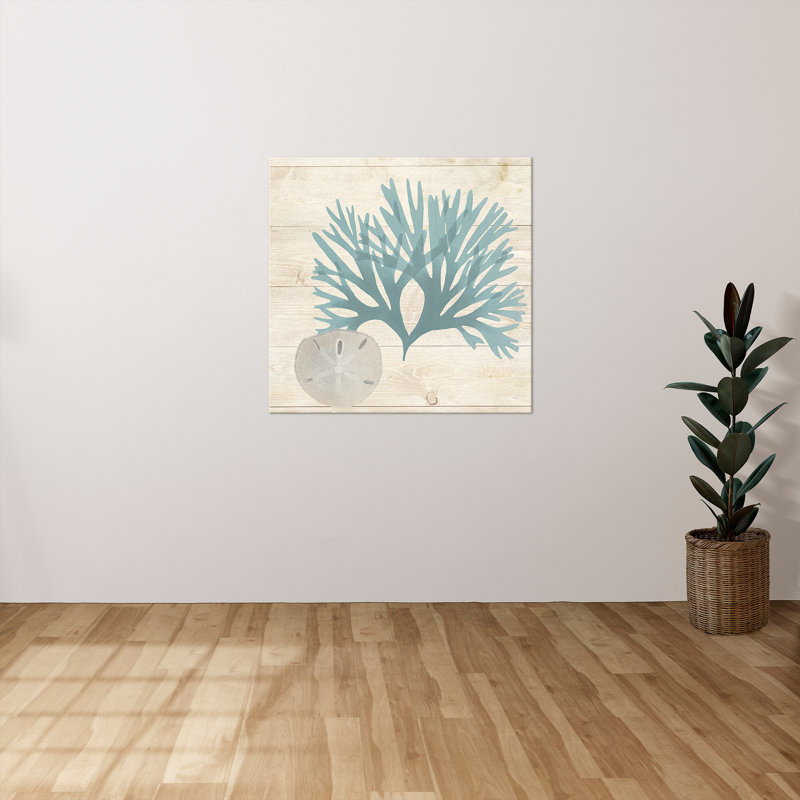 "Blue Seaweed II" par Susan Arnot, reproduction sur toile, H 28 po x l 28 po x P 1,5 po
