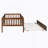 Wood Daybed With Trundle And Fence Guardrails-1104622496-1104622526