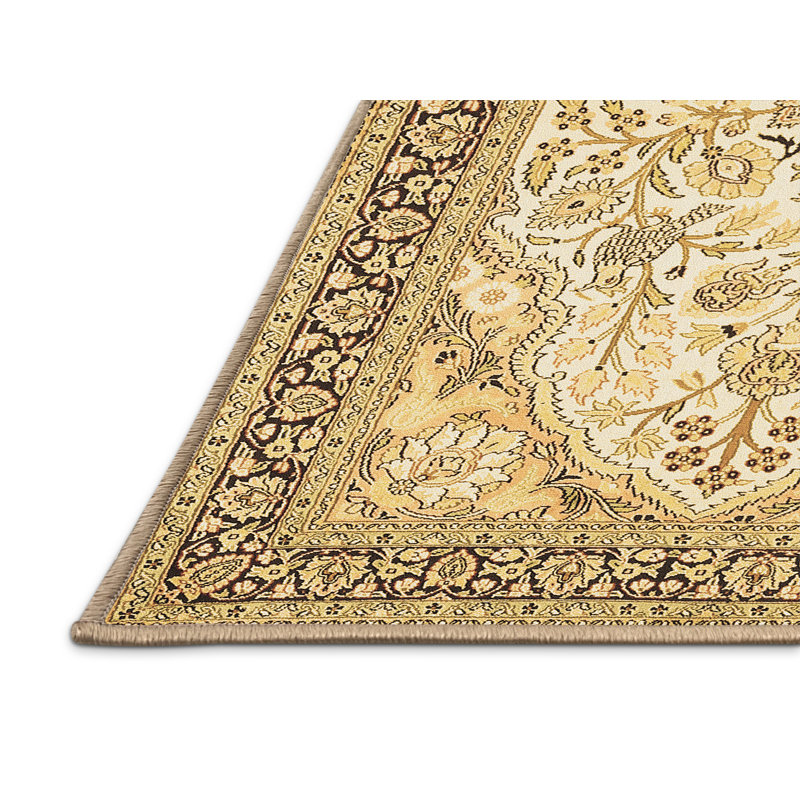 Lyria Washable Oriental Indoor Rug, Rectangle 5' x 7'