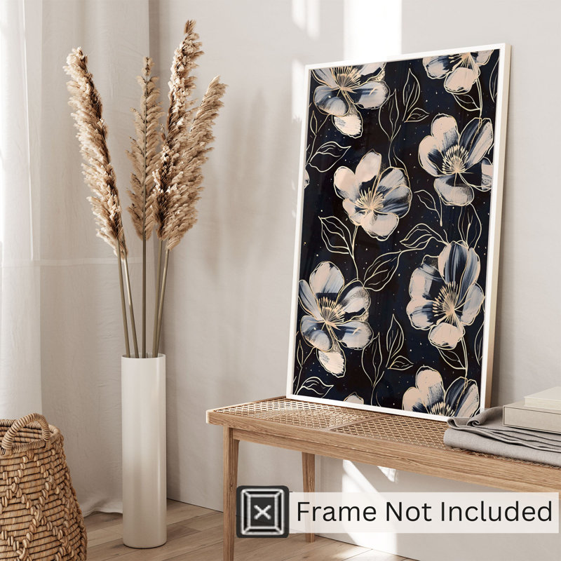 Impression d'art moderne sans cadre, H 7 po x l 5 po