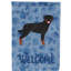Caniche en polyester à 2 côtés 40 x 28 po standard welcome drapeau maison-957492954