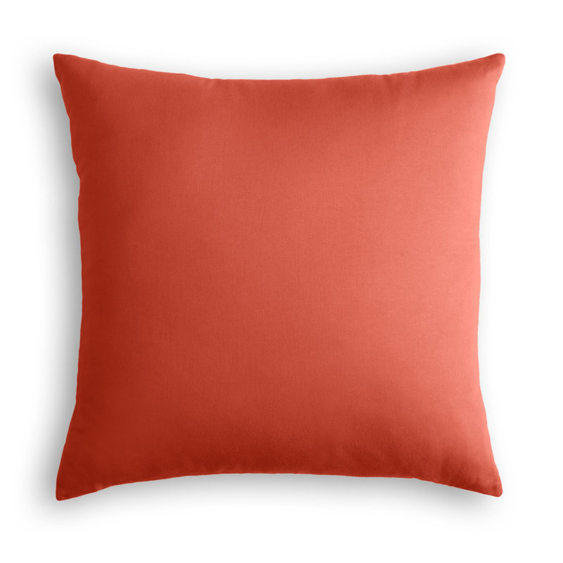  Housse de coussin intérieur / extérieur, 24 po x 24 po, Melon, Pas de bourre