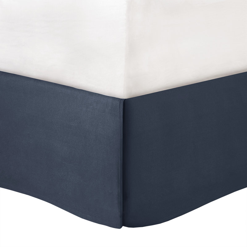 Ensemble d'édredon 9 pièces avec draps Robbie, Grand édredon et 8 pièces supplémentaires, Bleu marine / taupe