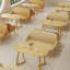 Banc rembourré en similicuir Light Luxury Cafe Dessert Shop-101364431