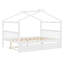 Full Size Wooden House Bed With Twin Size Trundle-536131634-536131635