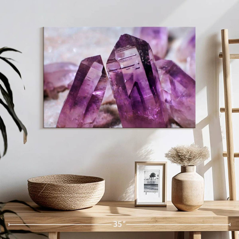 Améthyste mauve Alvord, H 8 po x l 12 po