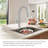 Pull-Down Kitchen Faucet With 2-Function Sprayer, Pre-Installed Hose And Mounting Hardware-113431400