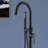 Double Handle Floor Mounted Tub Faucet-50685912