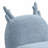 21.5"W Blue Chenille Deer-Shaped Kids Chair