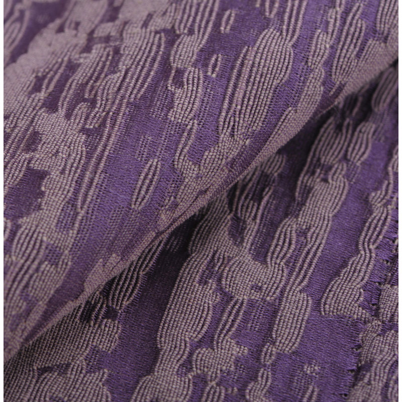 Abstract Ruffled Window Valance, Orchid Mist