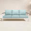 Canapé d'extérieur en métal avec coussin Sunbrella Townsend-1309216590-1309216588