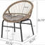 Chaise Edgar (ensemble de 2)