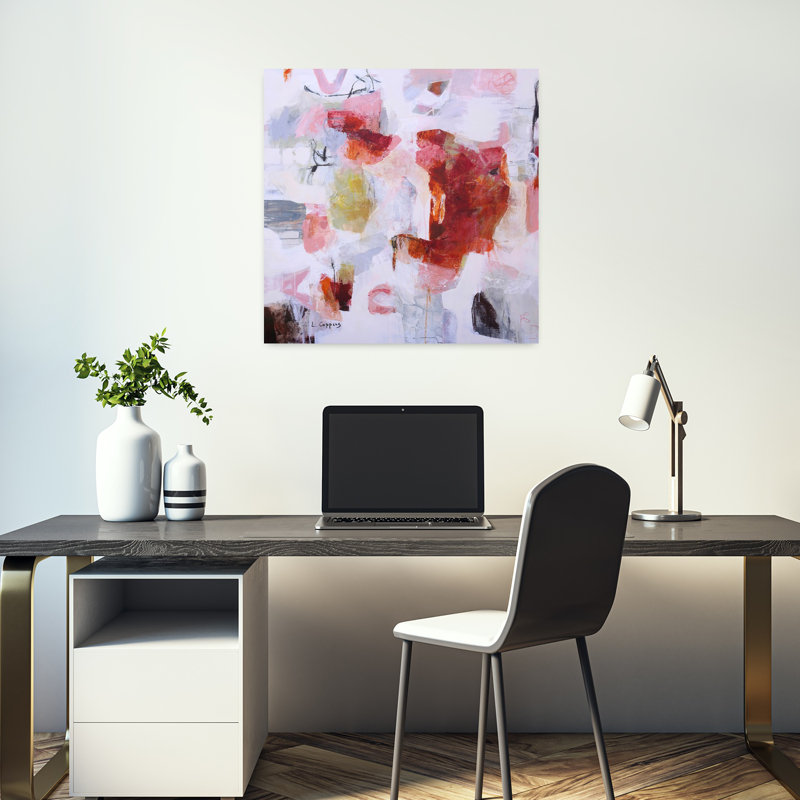 Doux chiffres de délices, art contemporain abstrait, H 18 po x l 18 po