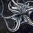 Octopus tentacle - 32"x32" art on canvas