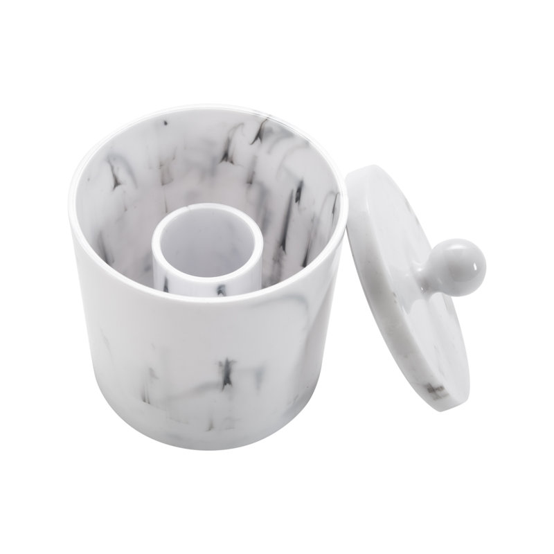 Bathroom Storage Container, White