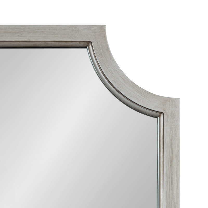 Miroir d'appoint Mertztown Glam, 36 po x 24 po, Argent
