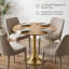 Table de salle à manger moderne à piédestal ronde avec un design peu encombrant et un plateau en bois d'ingénierie durable pour les petites cuisines, les coins repas et les appartements-1751339851-1751339850