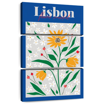 Affiche du marché aux fleurs Harnek Lisbon