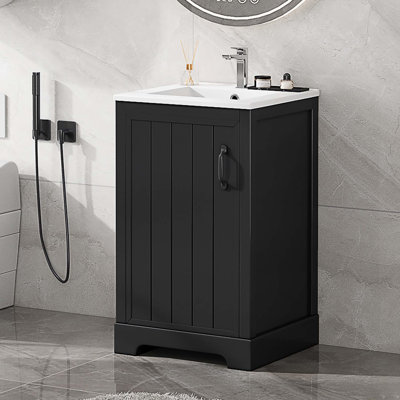 Versatile Bathroom Vanity with Multiple Storage Options and Durable Construction
