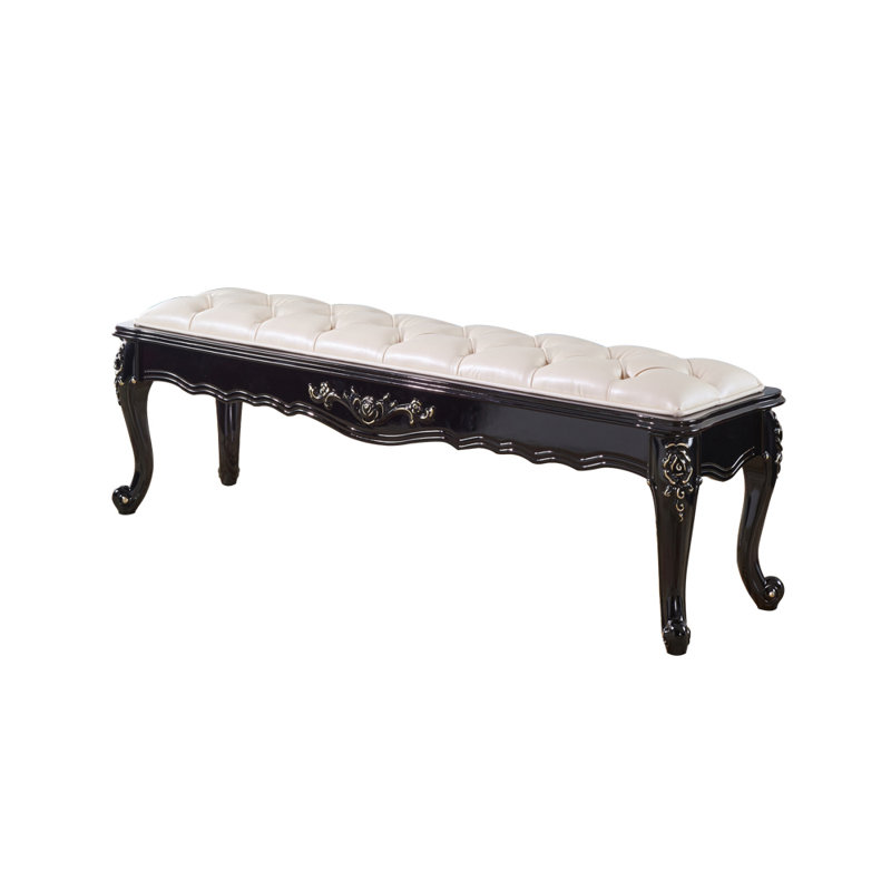 Banc de rangement en bois massif European European